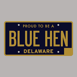 Blue Hen License Plate t-shirt